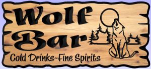 Wolf Bar edge & shape with graphic